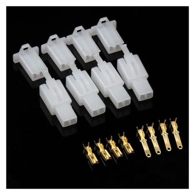 AARTERZZA 60Pcs 2.54mm Connector Set Electrical Cable Jumper Wire Pin Header Housing Male/Female 2Pin Terminal Connector Kit