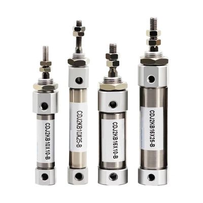 STZROXQZY 1pcs CDJ2KB10/16-10X15X20X25X50X75X100X200Z-B Hexagonal Piston Rod Anti-Rotation Stainless Steel Small Mini Cylinder