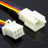 AARTERZZA 1 Kit 6 Pin Way Electrical Wire Connector Set auto connectors with Cable/Total Length 21CM view 2