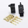 FHVQRCUNS 10 Set 2.8mm 4Pin Auto Electrical Wire Connector 2.8 4P Black Car with Terminals for E-Bike Automobile Motorcycle etc view 4