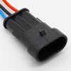 AARTERZZA 3 Pin Way Sealed Waterproof Electrical Wire Connector Set auto connectors with Cable view 2