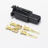 FHVQRCUNS 10 Set 2.8mm 2Pin Auto Electrical Wire Connector 2.8 2P Black Car with Terminals for E-Bike Automobile Motorcycle etc view 2