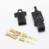 FHVQRCUNS 10 Set 2.8mm 2Pin Auto Electrical Wire Connector 2.8 2P Black Car with Terminals for E-Bike Automobile Motorcycle etc view 3
