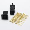 FHVQRCUNS 5set 2.8mm 9Pin Auto Electrical Wire Connector 2.8 9P Black Car with Terminals for E-Bike Automobile Motorcycle etc view 3