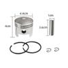 HALOLHAL 44mm Cylinder for Piston Kit for 52CC 44-5 Motor Brush Cutter Replacement for Piston Gasket Rings Pins Washers Lawn Mower Acces view 3