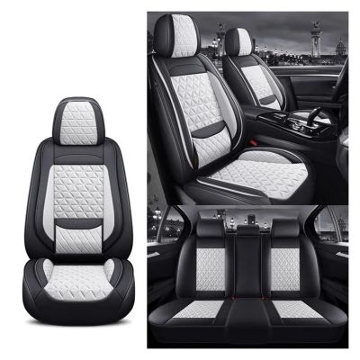 LYBCEOUF Universal Split Seat Fully Surrounded Car Seat Cover Breathable Comfortable Car Seat Cushion Full Seats Cover