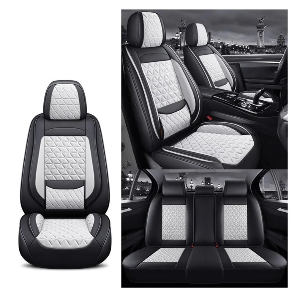 LYBCEOUF Universal Split Seat Fully Surrounded Car Seat Cover Breathable Comfortable Car Seat Cushion Full Seats Cover