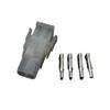 FHVQRCUNS 2set 63080 2 Pin Electrical Wire Connector 6.3mm 2P Male Female Connectors kit (Housing + Terminal) for car view 1