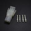 FHVQRCUNS 2set 63080 2 Pin Electrical Wire Connector 6.3mm 2P Male Female Connectors kit (Housing + Terminal) for car view 2