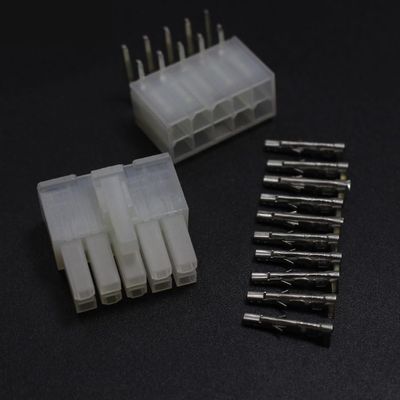 FHVQRCUNS 2set 5557 5569 10P Wiring Terminal Electrical Connector Kit 4.2mm 2x5P Bent Pin Jack