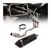 Middle Section Link Pipe For Triumph For Tiger 900 Rally Pro 2020-2021 Full Exhaust System Carbon Fiber Tail Pipe Link Tube A(A) view 1