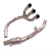 Middle Section Link Pipe For Triumph For Tiger 900 Rally Pro 2020-2021 Full Exhaust System Carbon Fiber Tail Pipe Link Tube A(A) view 3