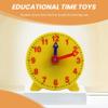 Casendy 4 Inch Student Learning Clock Time Model Teacher Gear Clock 12/24 Hour School Learning Tools view 4