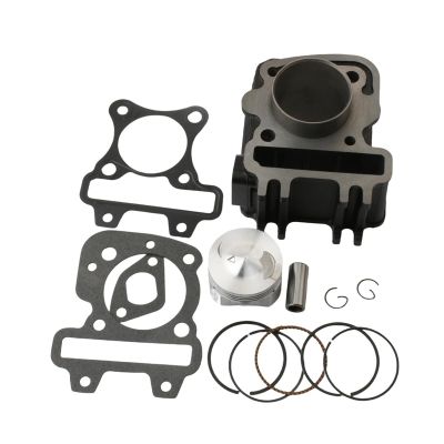 Cylinder Piston for for Scarabeo 50 Sport for City for One 50cc 4T 2V Scooter Engine Parts 70cc 47mm Big Bore Cylinder Block Kit Rebuild Kit