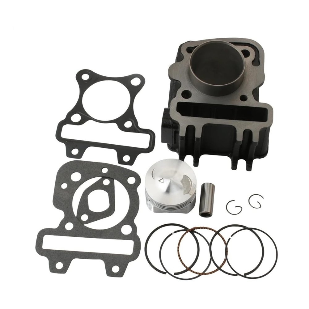 Cylinder Piston for for Scarabeo 50 Sport for City for One 50cc 4T 2V Scooter Engine Parts 70cc 47mm Big Bore Cylinder Block Kit Rebuild Kit