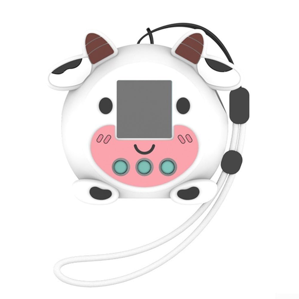 Belnotelt Silicone Protective Case for Punirunes Interactive Digital Toy with Lanyard, Soft Shockproof Skin Cover, Precise Cutouts, White