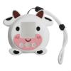 Belnotelt Silicone Protective Case for Punirunes Interactive Digital Toy with Lanyard, Soft Shockproof Skin Cover, Precise Cutouts, White view 2