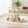 FytStycale Kitchen Cart Pusher Interactive Activity Toy Cart Multifunctional for Young Children, Beaded Kitchen Cart view 4