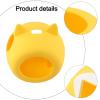 Belnotelt Silicone Case for Punirunes Interactive Digital Toy, Protective Skin Cover with Lanyard, Soft Shockproof Bumper Shell, Yellow view 3