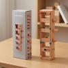 FytStycale Wooden Marble Track Toy Tall Rectangular Marble Track Set Problem Solving for Children view 3