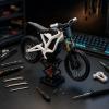1:9 Scale Electric Dirt Bike Model Compatible with Surron Light Bee X, 3D Printed Off-Road Motorcycle Miniature with Functional Suspension, Movable Wheels, Gift (Light Bee X, Already Assembled) view 3