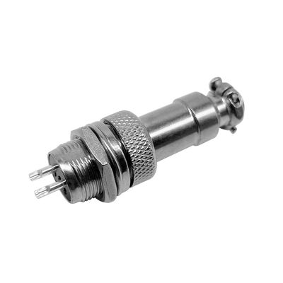 M12 2-pin/3/4/5/6/7-pin Connector GX12 Silver-Plated Power Aviation