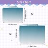 White Blue Gradient Muslin Nursing Cover for Breastfeeding view 3