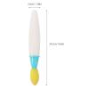 OUNONA 3pcs Sidewalk Chalk Brush - DIY Craft Drawing Chalk Painting Tools with Sponge Applicator - Easy Grip for Sidewalk Drawing, Blackboard, Schoolwork, 3 Colors view 2