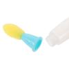 OUNONA 3pcs Sidewalk Chalk Brush - DIY Craft Drawing Chalk Painting Tools with Sponge Applicator - Easy Grip for Sidewalk Drawing, Blackboard, Schoolwork, 3 Colors view 3