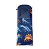 Feelyou Dinosaur Kids Sleeping Bag 3D Digital Print 50-77 3 Season Warm Cold Weather Sleeping Bags Portable for Camping, Hiking, Outdoor Indoor Cute Cartoon Animal Lightweight 3 lbs Camping Gear view 3