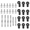 1Set Stainless Steel Adjustable Linkage Link Rod Set w/Ball End for LO-SI 1/24 Micro-B 2WD Buggy RC Car Upgrade Parts view 1