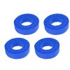 Pomya Blue Soft Silicone Tire Foam Set 4Pcs | Insert for Axial SCX10 III RC, Durable Grip Traction, Easy Install Custom Fit (Blue) view 2