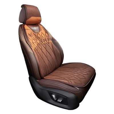 LYBCEOUF Suede Car Seat Covers 5 Seat Full Set with Backrest All Season Comfort Compatible with Sedan SUV