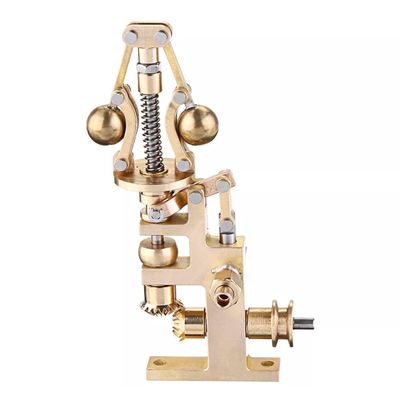 Mini Brass Steam Engine Flyball Governor, 58x36x90mm Centrifugal Speed Regulator with 3mm Steam Tube Port for Stable Engine Speed