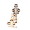 Mini Brass Steam Engine Flyball Governor, 58x36x90mm Centrifugal Speed Regulator with 3mm Steam Tube Port for Stable Engine Speed view 2