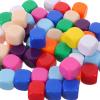 VERDANVERSE 100pcs 16mm Blank Dice Cubes for Board Games and Classroom Teaching, Acrylic Six Sided Dice with Rounded Corners, Smooth Surface, Stable Rolling, Ready to Use view 2