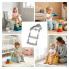Potty Training Seat Anti-Slip Foldable Adjustable with Backrest Support view 4