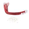 3 Pin Connector 50 Sets Pre Wired 28AWG Leads Brass PVC Build for PCB Control Panels Robotics and LED Strips view 1