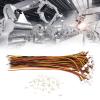 3 Pin Connector 50 Sets Pre Wired 28AWG Leads Brass PVC Build for PCB Control Panels Robotics and LED Strips view 2