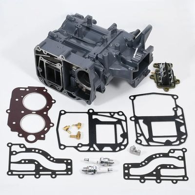 6B4-15100-00-1S Crankcase Assy For Yamaha Outboard Motor 2T 9.9HP 15HP Model 15D .9D Series 6B4-15100