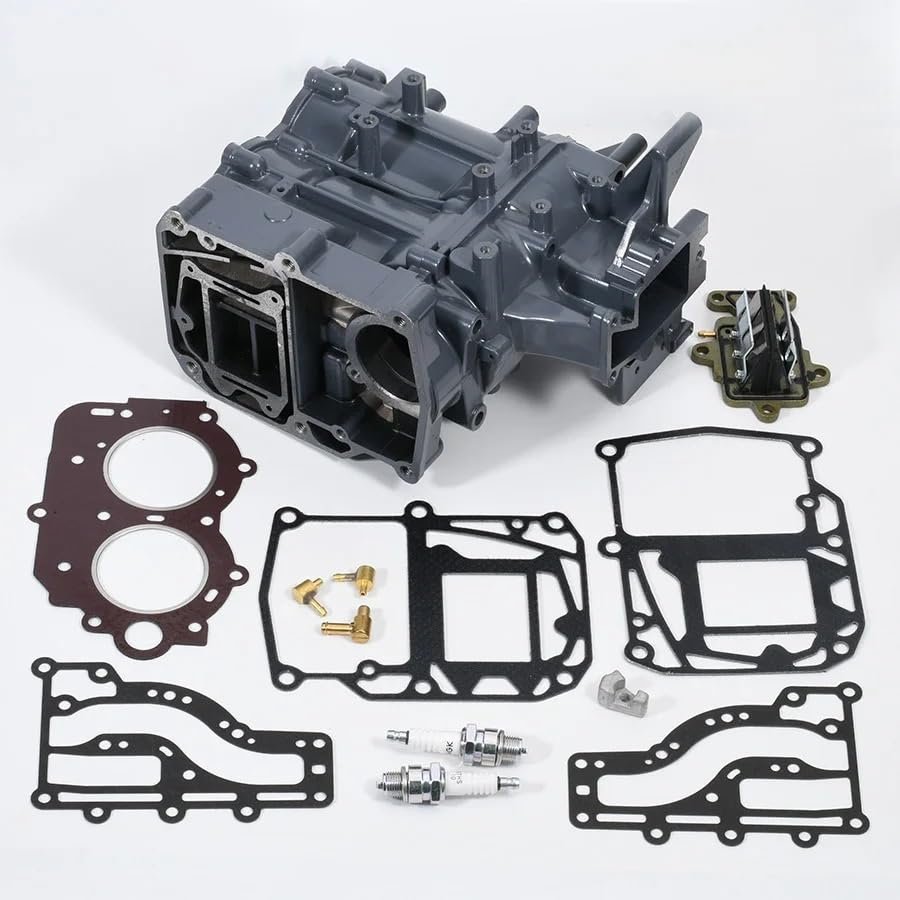6B4-15100-00-1S Crankcase Assy For Yamaha Outboard Motor 2T 9.9HP 15HP Model 15D .9D Series 6B4-15100