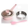 GDBIJFKF Cookware Set Kitchen Pots Soup & Stock Baby Food Supplement Milk Pot Maifan Stone Non-Stick Cooking Children Small view 1