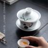 300ml/10oz ceramic hand-painted Panda Bowl Covered Kung Fu Tea Set-Zhubao 'an- view 3