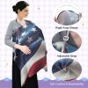 America Flag Muslin Nursing Cover for Breastfeeding view 4