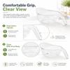 Rice Rinsing Bowl with Strainer and Handle, Multifunctional Kitchen Washing Bowl, Bpa-Free Clear Rice Rinser Colander for Grains, Quinoa, Fruits and Vegetables, Fine-Hole Drainer Basket view 4