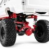 FashionCha Children Rc Vehicle Rc Car Servo Bracket Aluminum Alloy Steering Link Mount Metal Shock Absorber Bracket Custom Build Component Suitable for Advanced Control Crawling Adventures, Red view 2