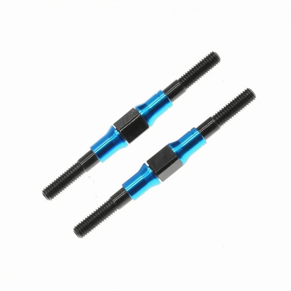 YIJU Rc Vehicle Push Rod Metal Linkage Arm Model Car Connector Threaded Construction Suitable for Remote Control Vehicle Adjustment and Upgrades