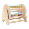 Horett Wooden Rattle Rolling Drum for Toddler, Safe Basswood Material, Develop HandEye Coordination and Logic Thinking, 1 Unit view 2