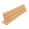 KALLORY Wooden Playing Card Rack Tray for Stable Card Organization and Space-Saving Display Natural Wood Grain Material Suitable for Poker Games and Living Rooms 1pcs Non-Slip Holder view 1