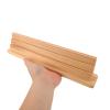 KALLORY Wooden Playing Card Rack Tray for Stable Card Organization and Space-Saving Display Natural Wood Grain Material Suitable for Poker Games and Living Rooms 1pcs Non-Slip Holder view 4